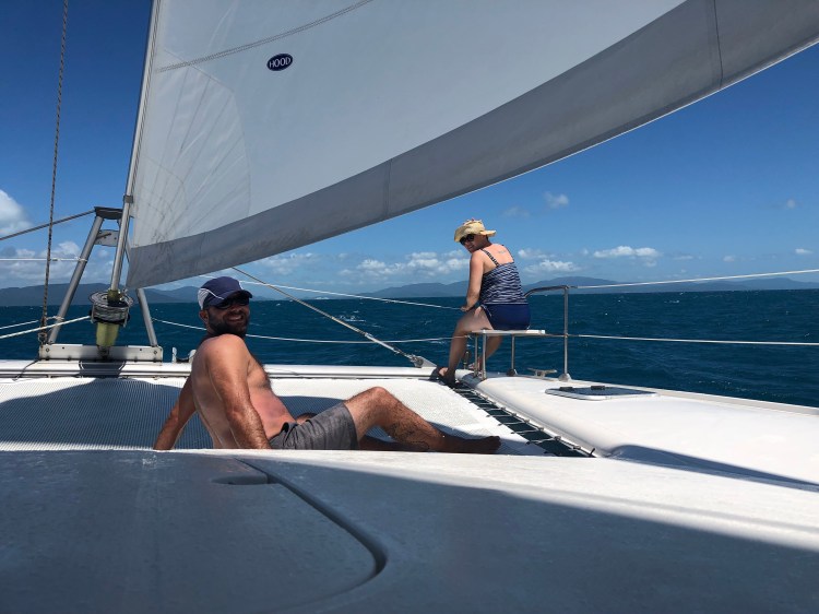 Whitsunday islands on a catamaran 03/18